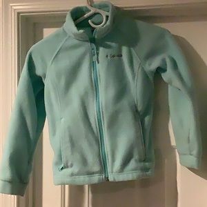 Girls Columbia Teal Fleece